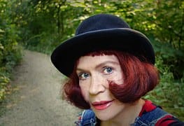 woman with hat