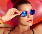 woman with sun glasses